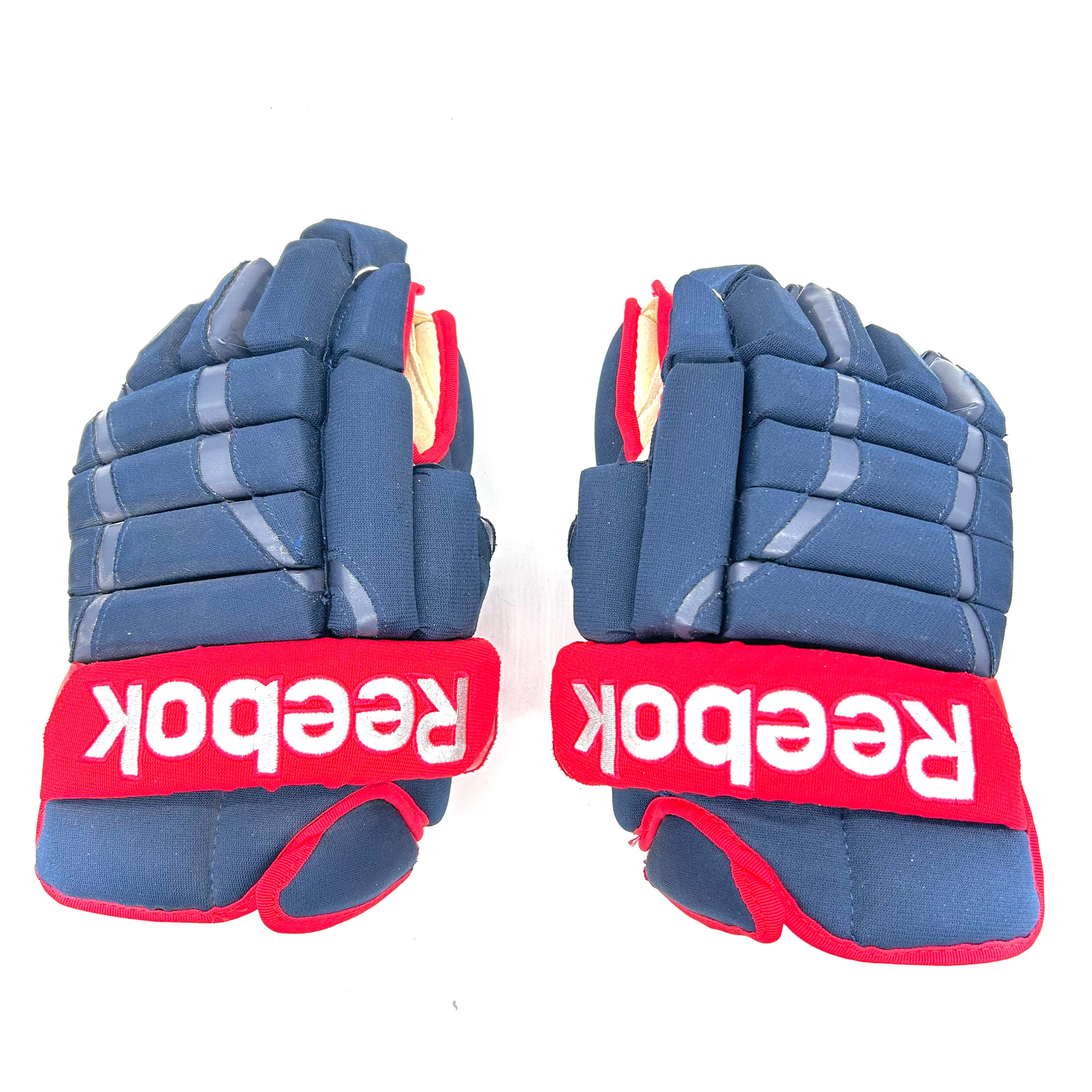 Reebok 852T - Gants Pro Stock d'occasion (bleu marine/rouge)